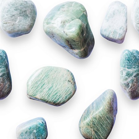 Pedra Amazonita Rolada - Cura, Adaptação e Renovação