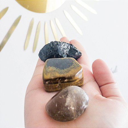 Kit de Pedras Para Proteção