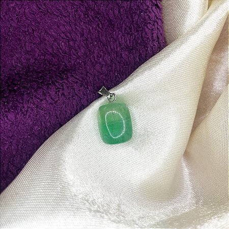 Pingente de Fluorita Verde - Equilíbrio emocional, clareza mental, cura interior