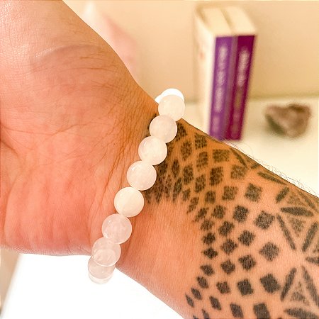 Pulseira selenita 8mm - purificação