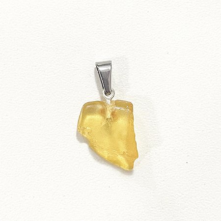 Pingente de âmbar natural
