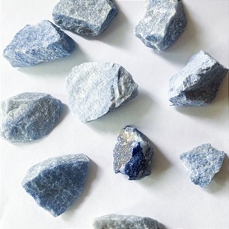 Quartzo Azul Rolado - Pedra da Esperança