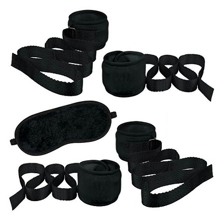 KIT BONDAGE PELÚCIA