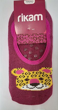 Sapatilha antiderrapante feminina Tigre