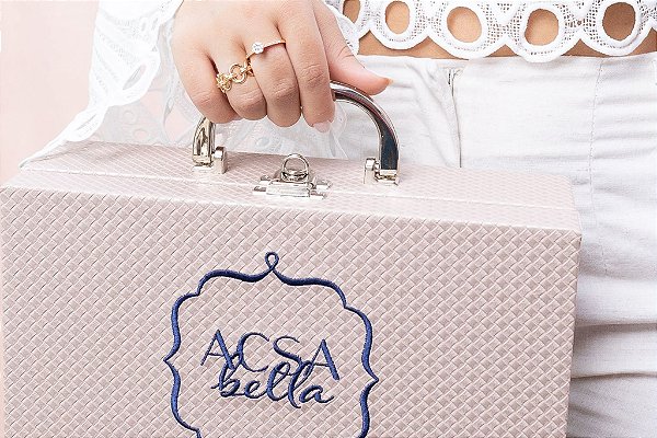 Maleta Dupla Rose Personalizada Acsa