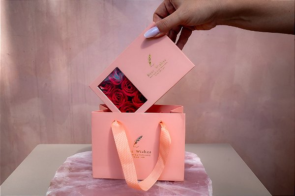 Caixa Porta Joias com Flores