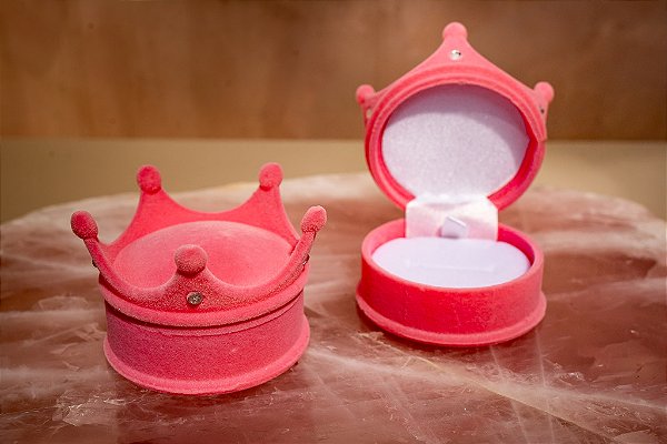 Porta Joia Infantil Coroa