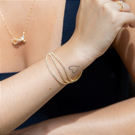 Pulseira Riviera Tripla
