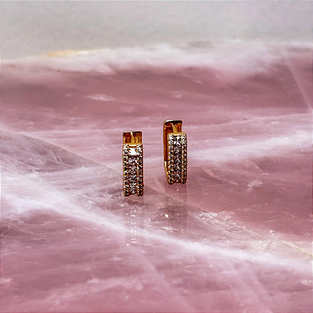 Argola Cravejada Luxo