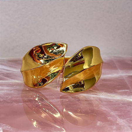 Bracelete Folha Largo