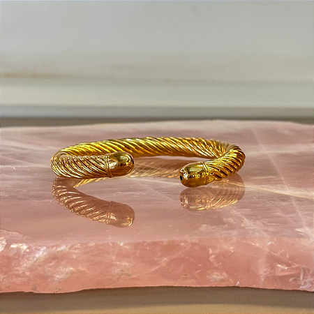 Bracelete Fino Texturizado