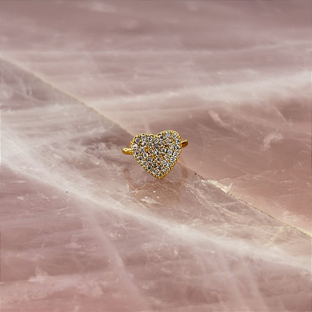 Piercing Fake Coração Cravejado