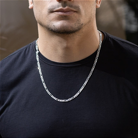 Colar Masculino Elo 3x1 Largo