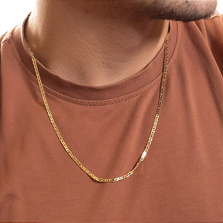 Colar Piastrine Larga