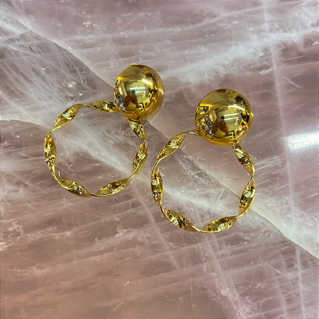 Brinco Pendente Torcido