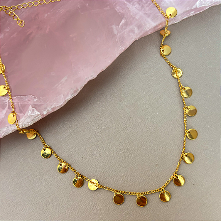 Colar Choker Medalhinhas
