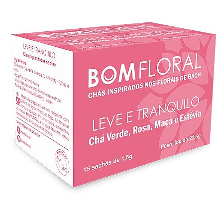 Leve e Tranquilo - Caixa c/ 15 sachês