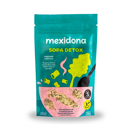Sopa Detox 130g- rende 3 porções 250ml