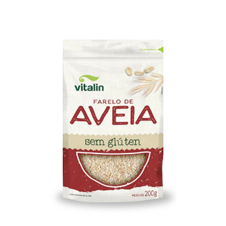 Farelo de Aveia 200g  VITALIN - SEM GLÚTEN