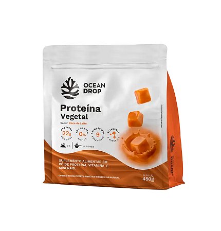Proteína Vegetal Doce de Leite OCEAN DROP - 01 sachê 450g