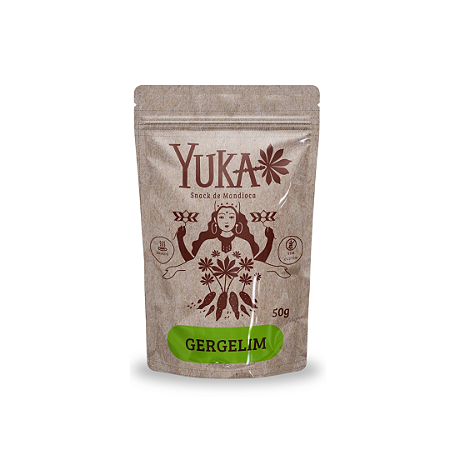 Snack de Mandioca Yuka Sabor Gergelim 100% Natural 50g