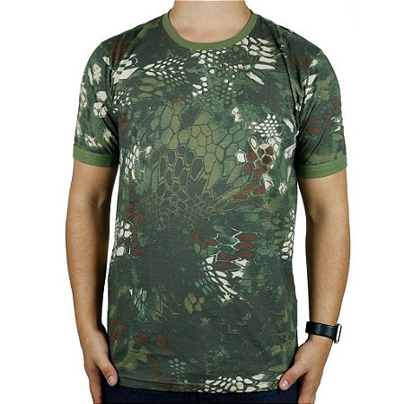 Camiseta Masculina Soldier Camuflada Mandrake Bélica