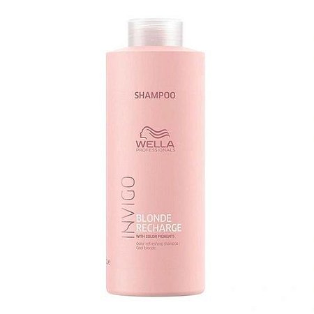 Shampooing Blonde Recharge Invigo Wella 500ml 