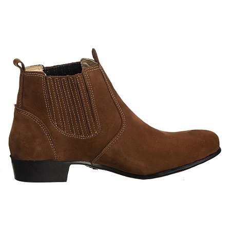 Botina Feminina Couro Nobuk Terra Ref 1100