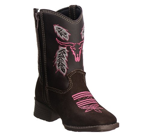 Bota fashion infantil country feminina