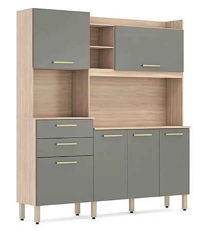 Cozinha Compacta Select - Amendoa menta