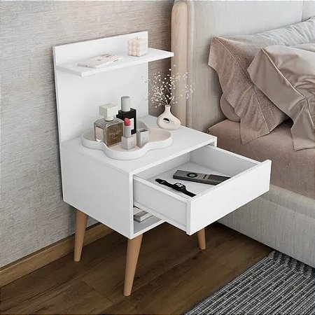 Mesa de Cabeceira KOSOVO BRANCO