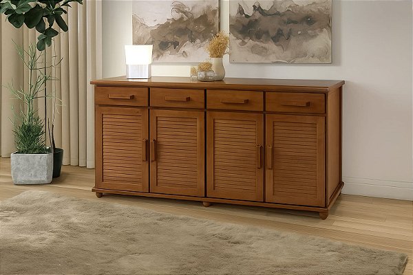 BUFFET MADEIRA MILANO 4 PORTAS