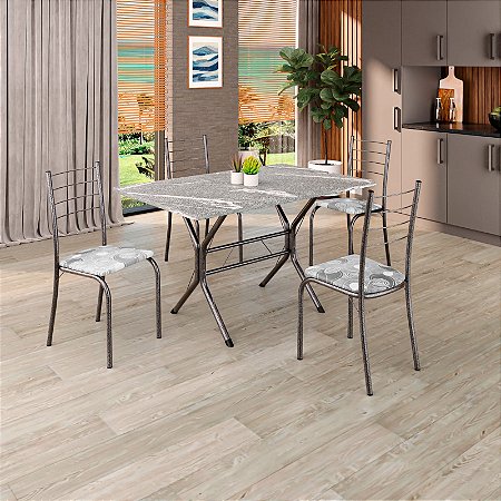 Conjunto de mesa RIO/TOPÁZIO 100x60