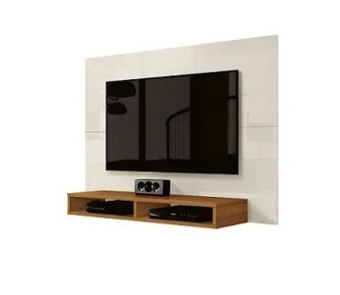 Painel para TV 43 ° FOX OFF WHITE/NOGUEIRA
