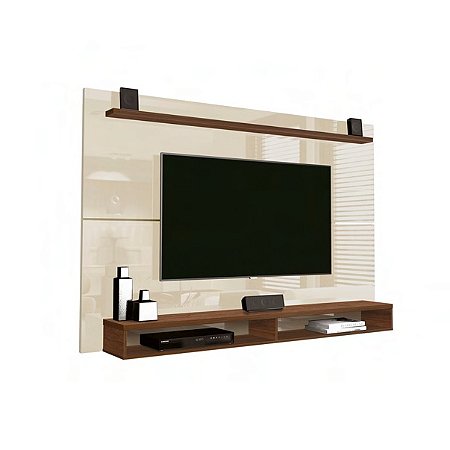 Painel para TV 65° MAXI OFF WHITE/NOGUEIRA
