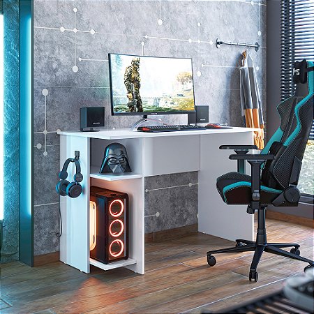 Mesa de computador GAMER BRANCO
