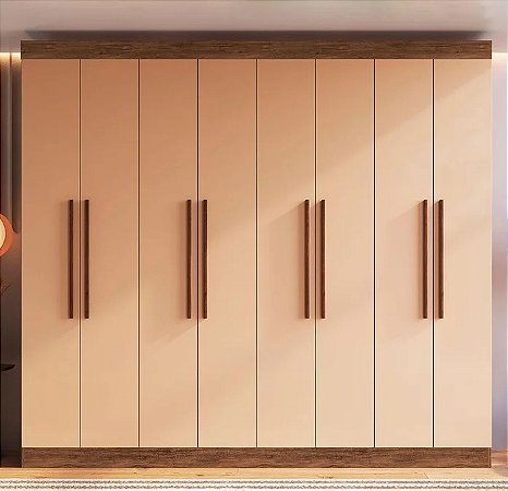 Grpa CALIFÓRNIA 08 Portas Castanho/Nude