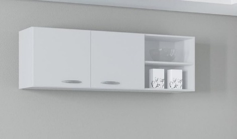 Aereo de cozinha 2 portas com nichos 841 BRANCO