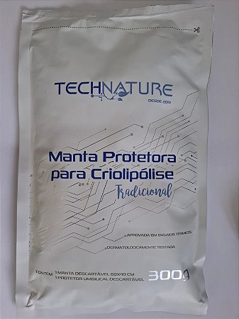 10 unid. Manta para Criolipólise Technature Tradicional 60x40cm GG 300g