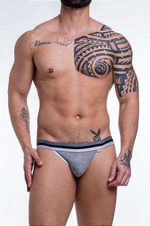 Cueca Jockstrap Elástico Tricolor