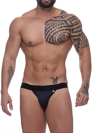 CUECA SLIP EM SUPLEX PRETO