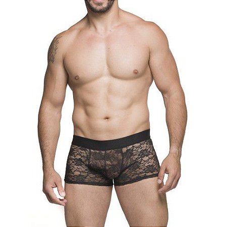 Cueca Boxer Inteira Renda
