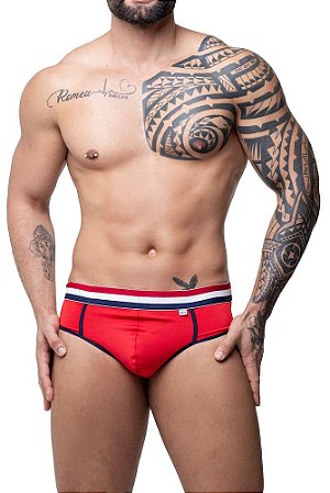 Cueca Vermelha Frente Slip Atras Jockstrap