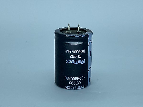 Capacitor eletrolitico 680uF x 400V - 50mm x 35mm
