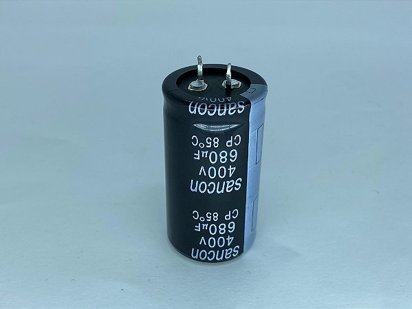 Capacitor eletrolítico 680uf x 400V - 55mm * 35mm