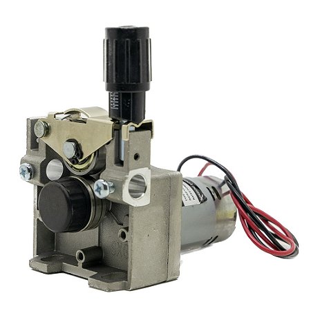Conjunto motor tracionador de arame 2 roldanas 24V 2A 2-15 m/min MigFlex160BV