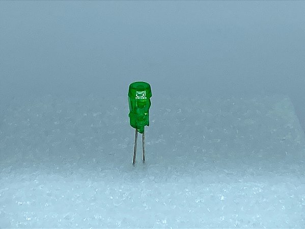 LED verde com cabo e conector MIGFLEX160BV