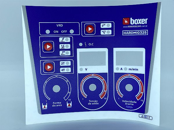 Adesivo painel frontal superior HARDMIG325 - V.2