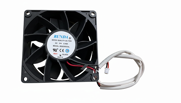 Ventilador 24V 0,40A - 90mm x 90mm x 37mm