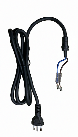 Cabo de alimentação PP 3X1,5mmx1,5m com tomada 20A